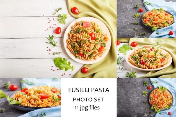 Download Fusilli Pasta with Tomato Sauce - Fusilli Collection