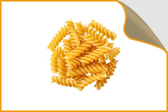Download Pile of Fusilli Pasta PNG - Fusilli Collection