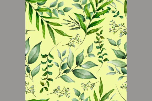 Download Beautiful Watercolor Leaves Pattern - Watercolor leaves Collection