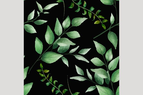 Download Beautiful Watercolor Leaves Pattern - Watercolor leaves Collection