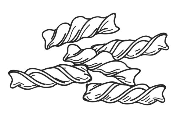 Download Fusilli Pile. Traditional Pasta Shape Fo - Fusilli Collection