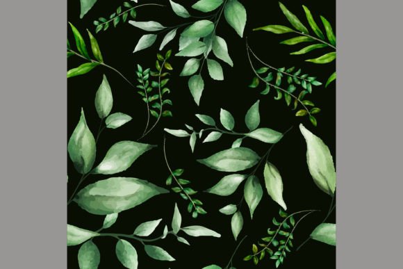 Download Beautiful Watercolor Leaves Pattern - Watercolor leaves Collection