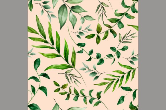 Download Beautiful Watercolor Leaves Pattern - Watercolor leaves Collection