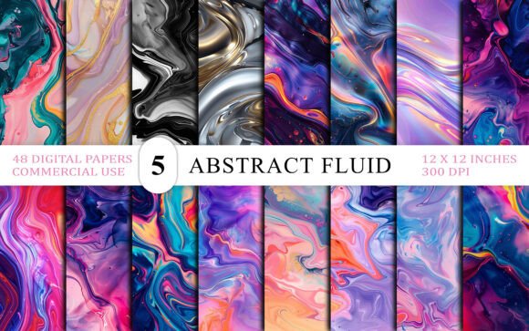 Download Vivid Marble Swirl Abstract Backgrounds - Premium Resources