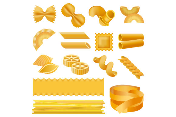 Download Fusilli Pasta Penne Mockup Set - Fusilli Collection